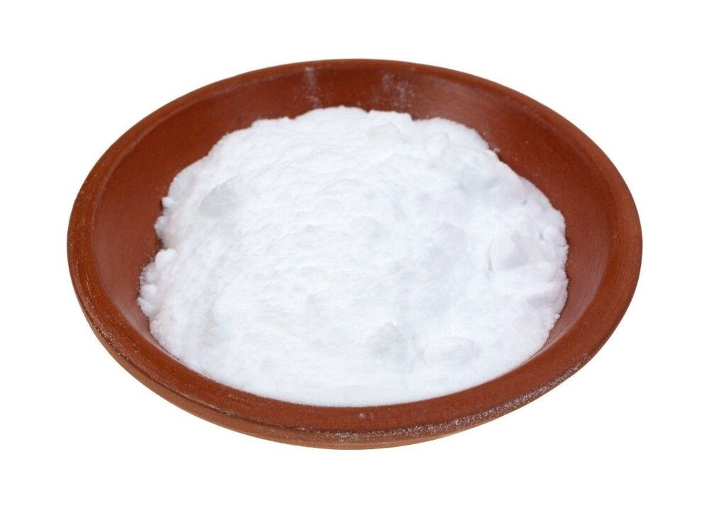 bicarbonato di sodio in polvere per l'ingrandimento del pene